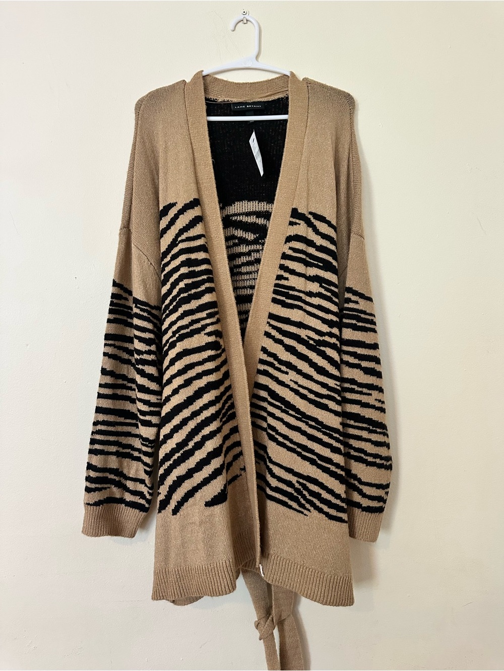 Lane Bryant Striped Open Cardigan | Size 26/28